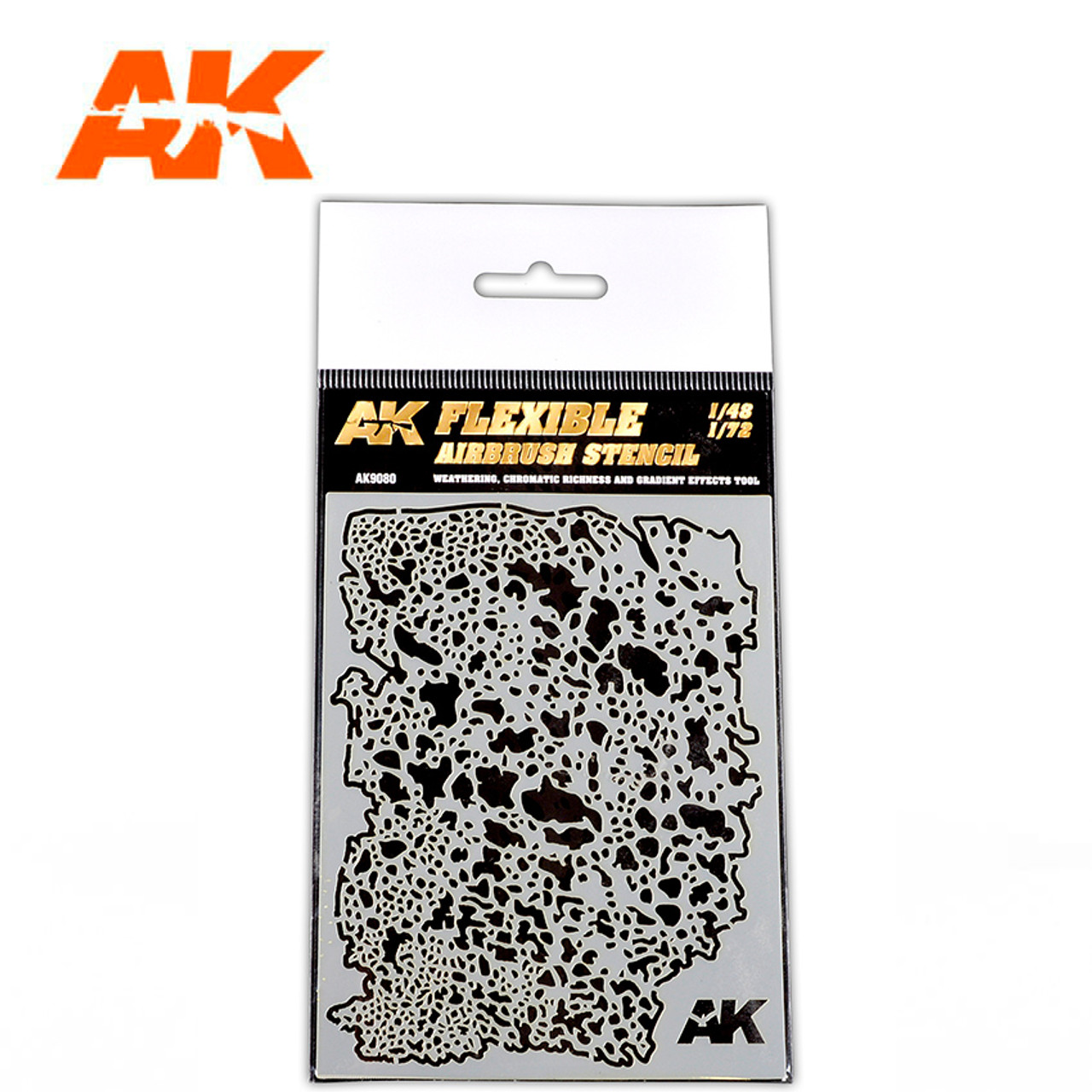 AK-Interactive: Flexible Airbrush Stencil (1/48, 1/72) - AK9080