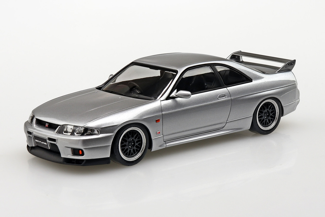 1/32 SNAP KIT #15-SP4 Nissan R33 Skyline GT-R Custom Wheel (Sonic Silver) - AOS06641