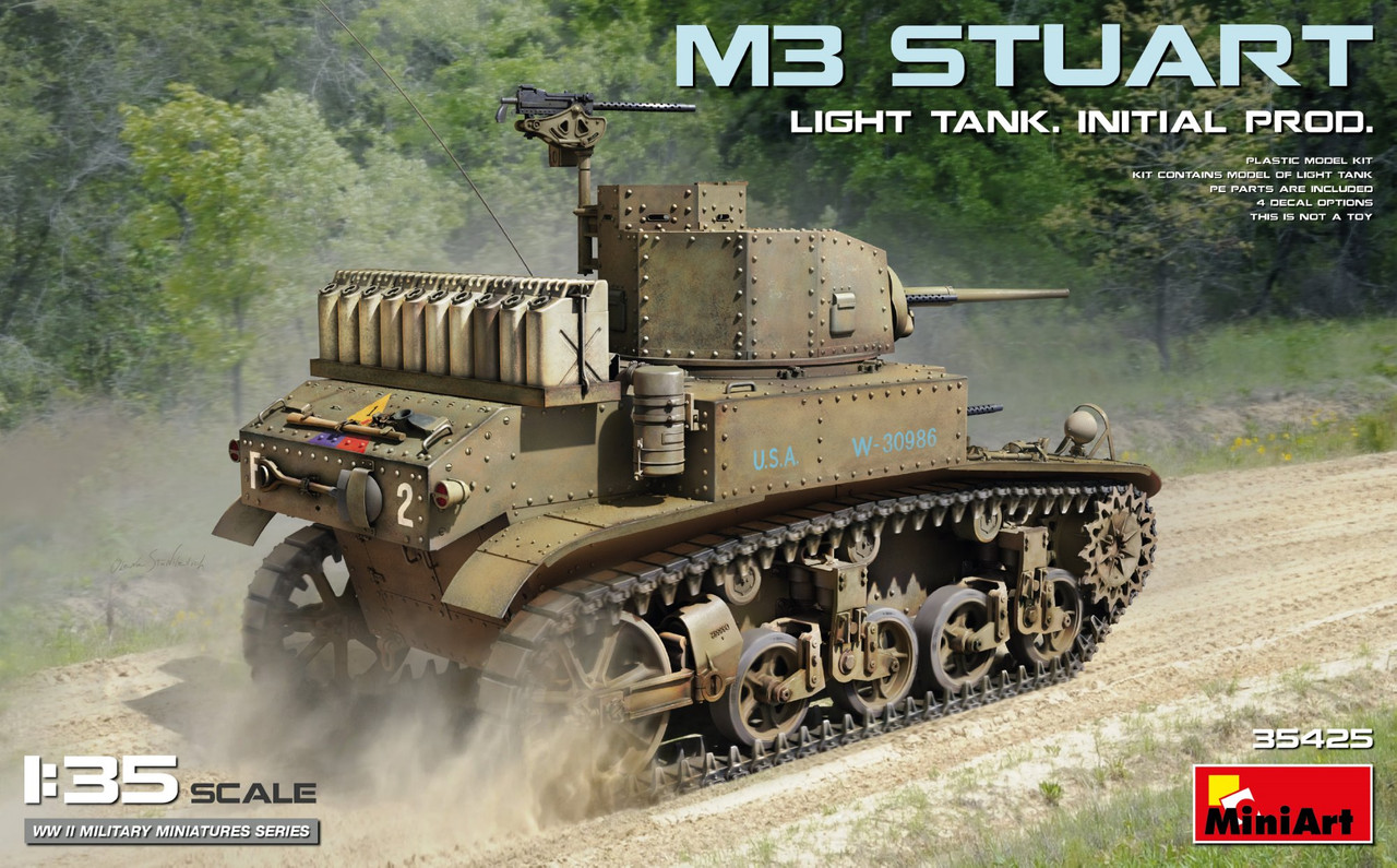 1/35 M3 Stuart Initial Production - MIA35425