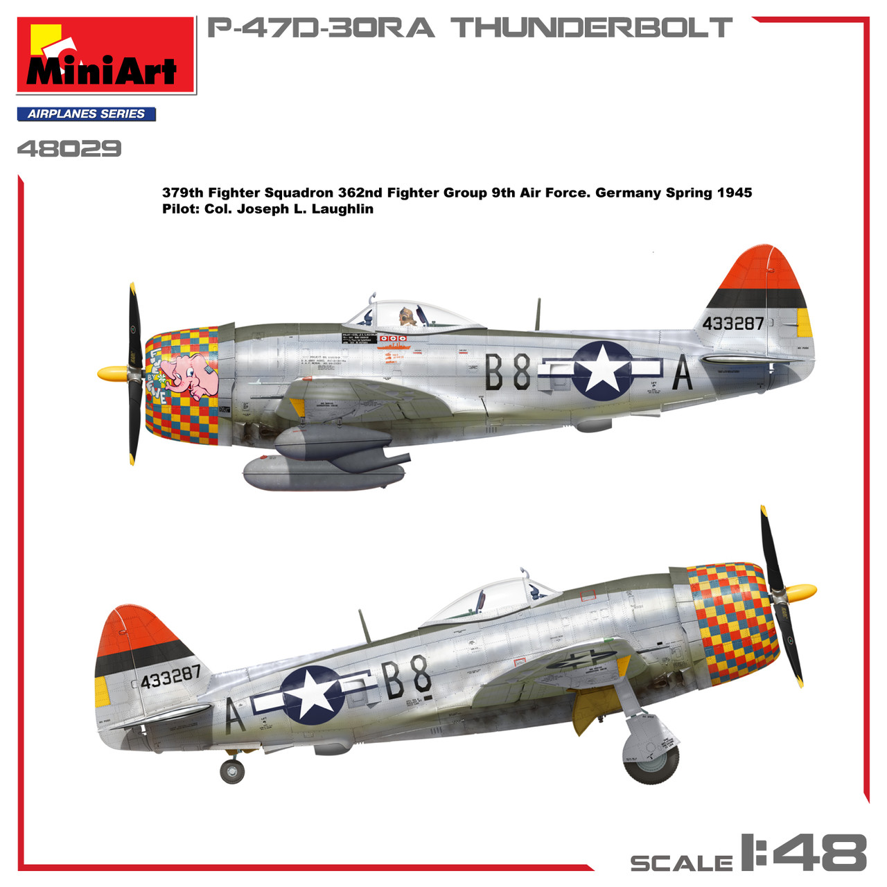 1/48 P-47D-30RA Thunderbolt [Advanced Kit] - MIA48029