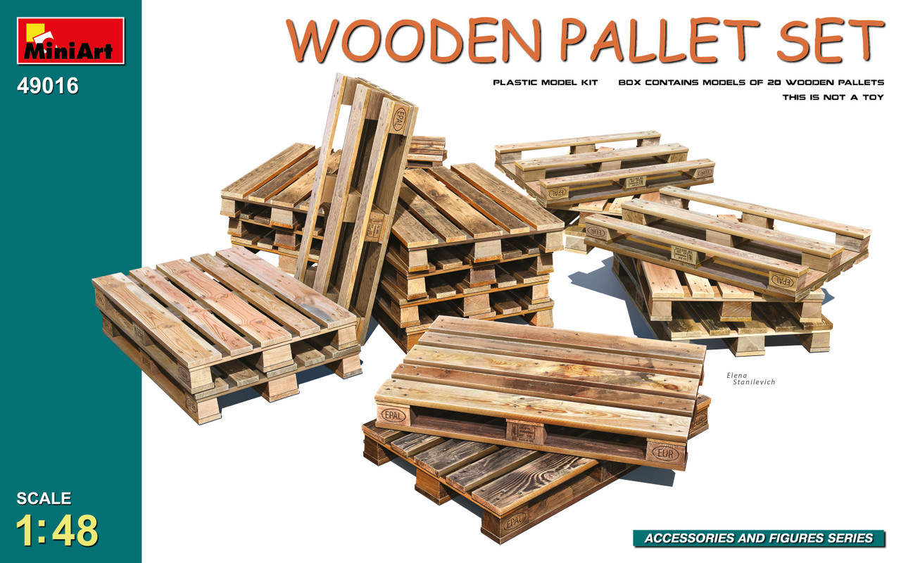 1/48 Wooden Pallet Set - MIA49016