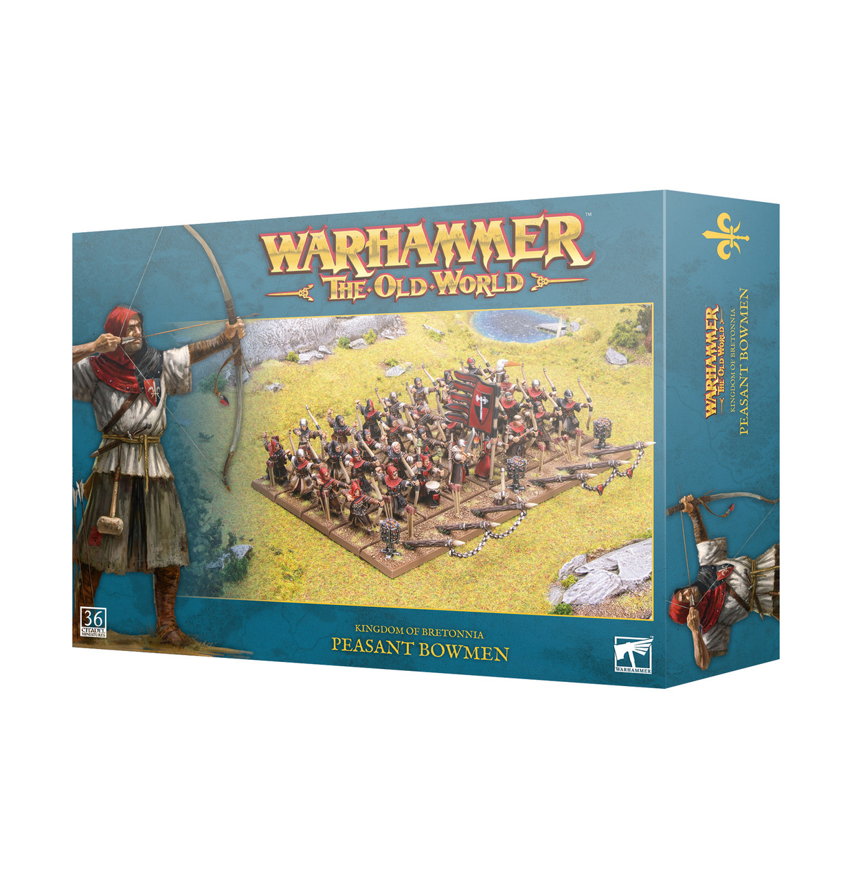 GW06-13 The Old World Bretonnia Peasant Bowmen