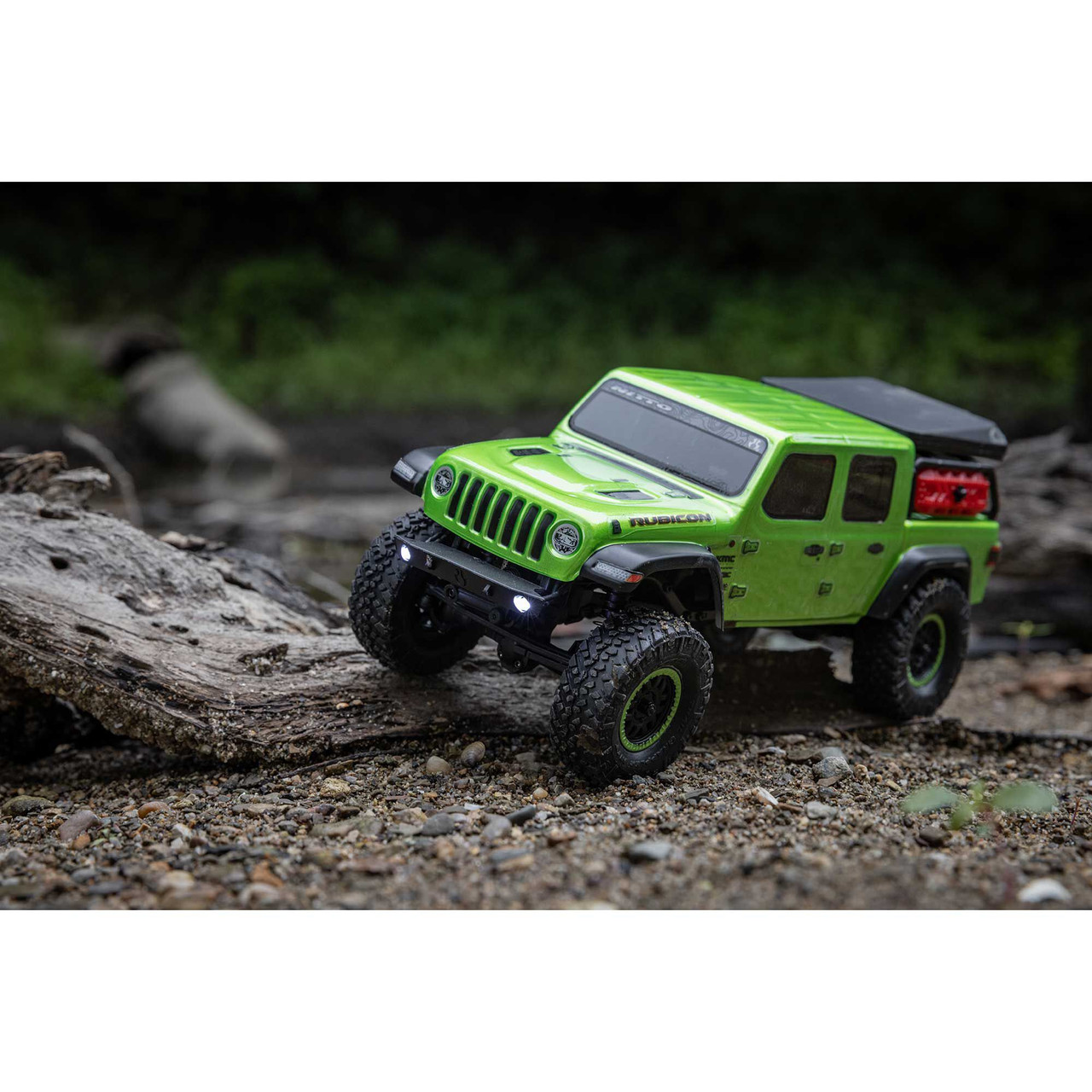 1/24 SCX24 Jeep JT Gladiator 4WD Rock Crawler Brushed RTR, Green