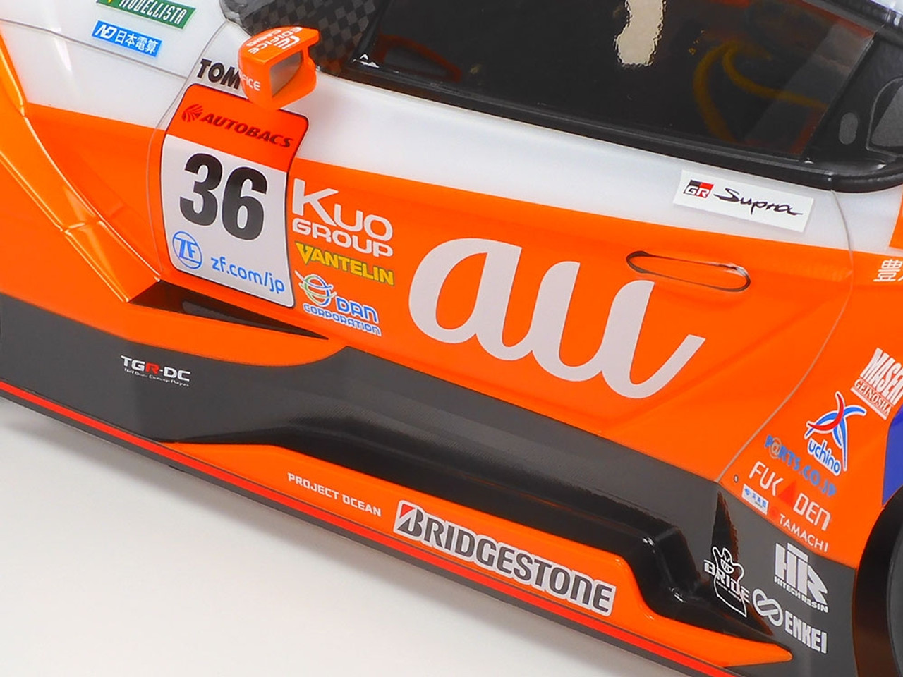 タミヤTT-02TOYOTA GR Supra未組立 ※その他、付属品アリ 1/10 RC AU TOM'S GR SUPRA 4WD (TT-02) - Brookhurst Hobbies
