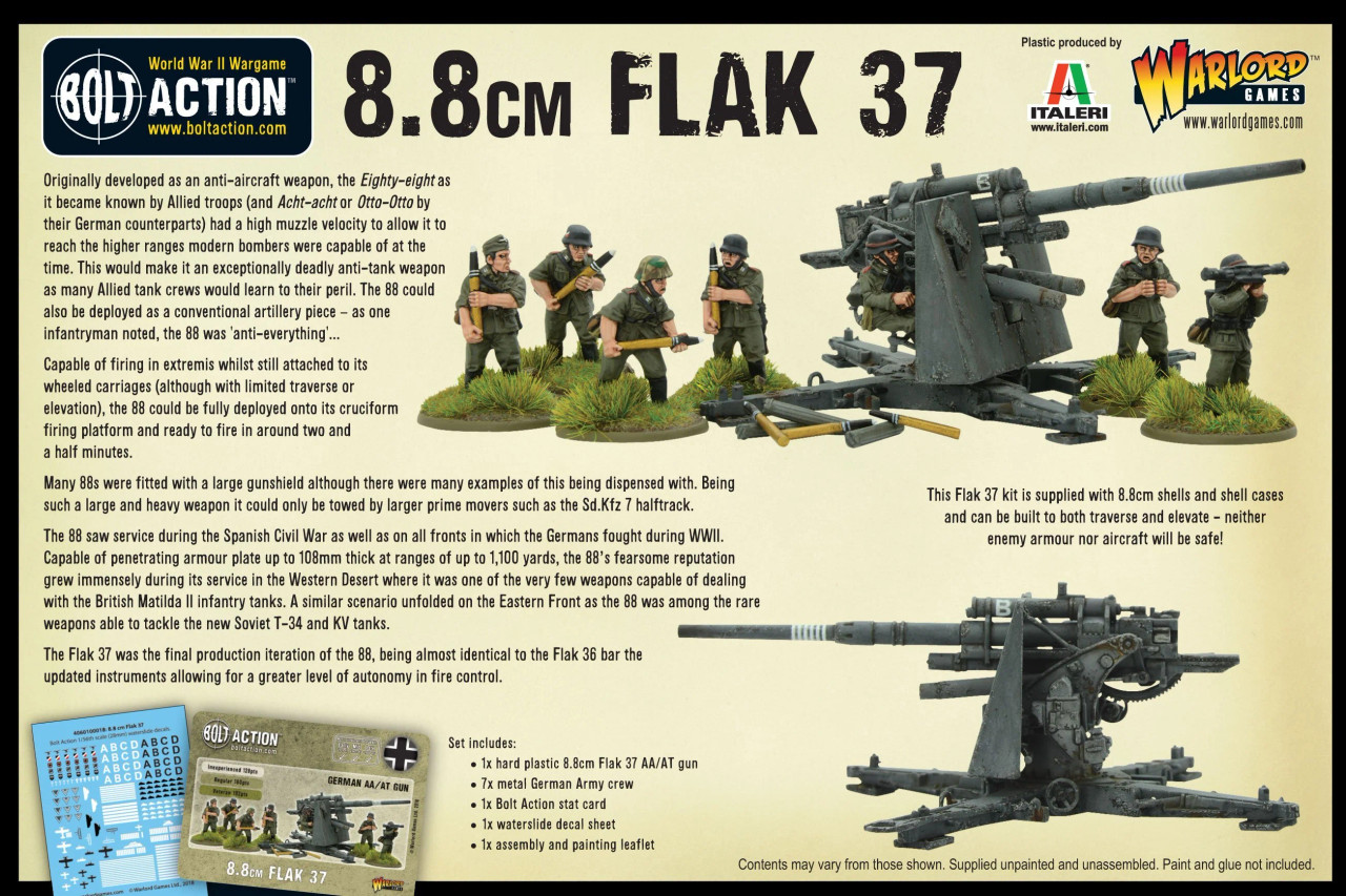 Bolt Action: Germans - Flak 37 8.8cm