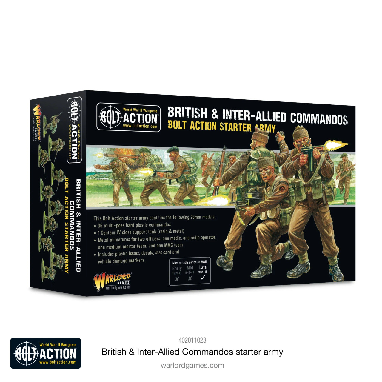 Bolt Action: British - British & Inter-Allied Commandos Starter Army