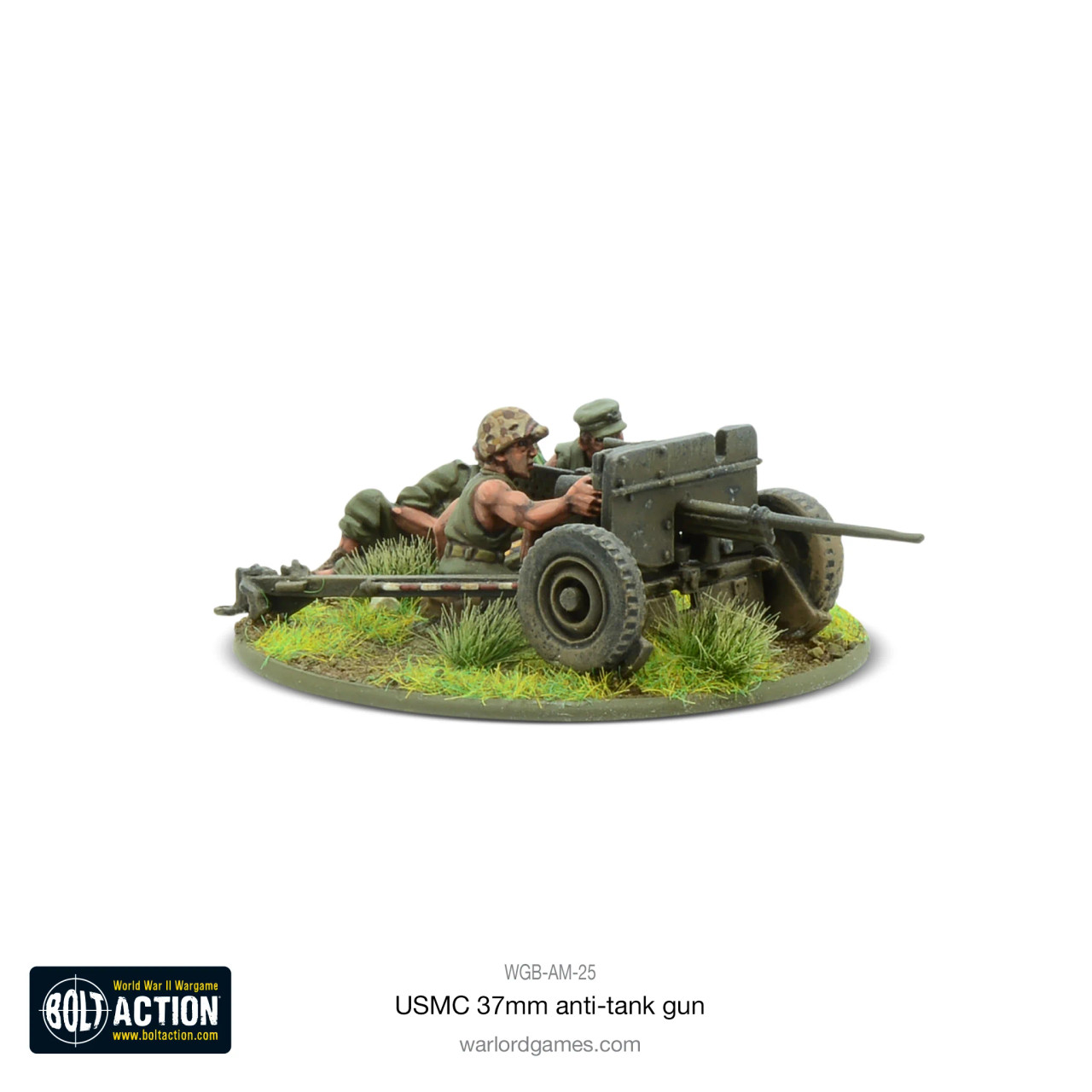 Bolt Action: Americans -  USMC M3A1 37mm anti-tank gun