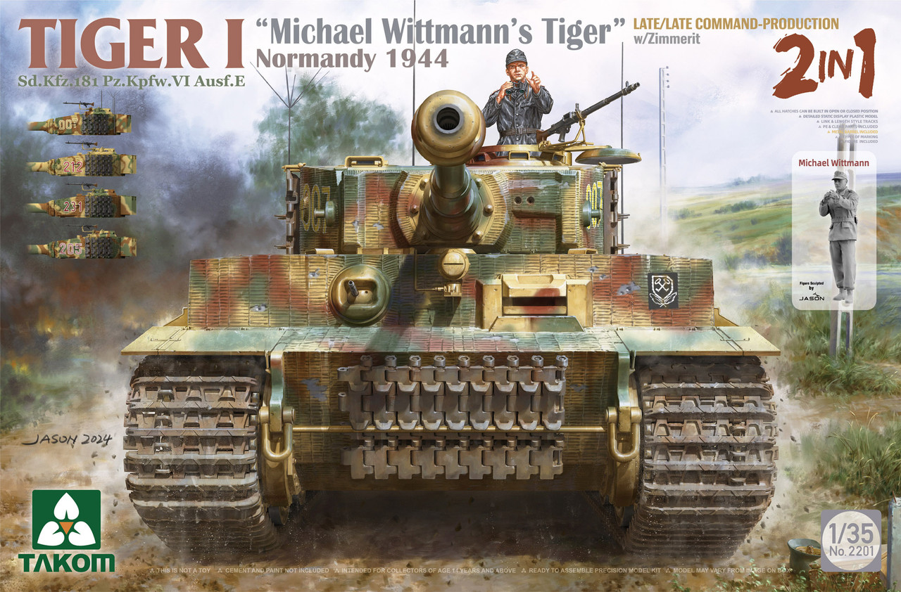 1/35 Sd.Kfz.181 Pz.Kpfw.VI Ausf.E Tiger I Michael Wittmann's Tiger