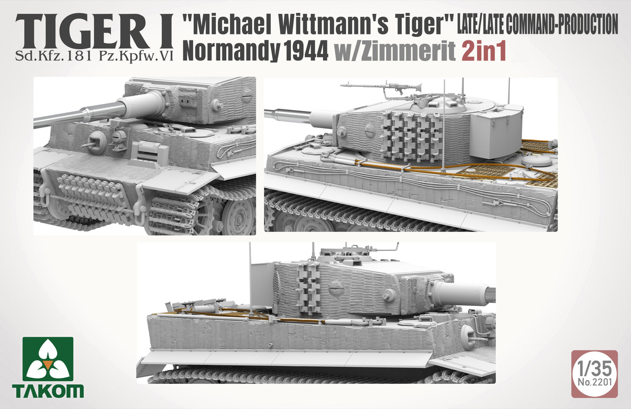 1/35 Sd.Kfz.181 Pz.Kpfw.VI Ausf.E Tiger I Michael Wittmann's Tiger