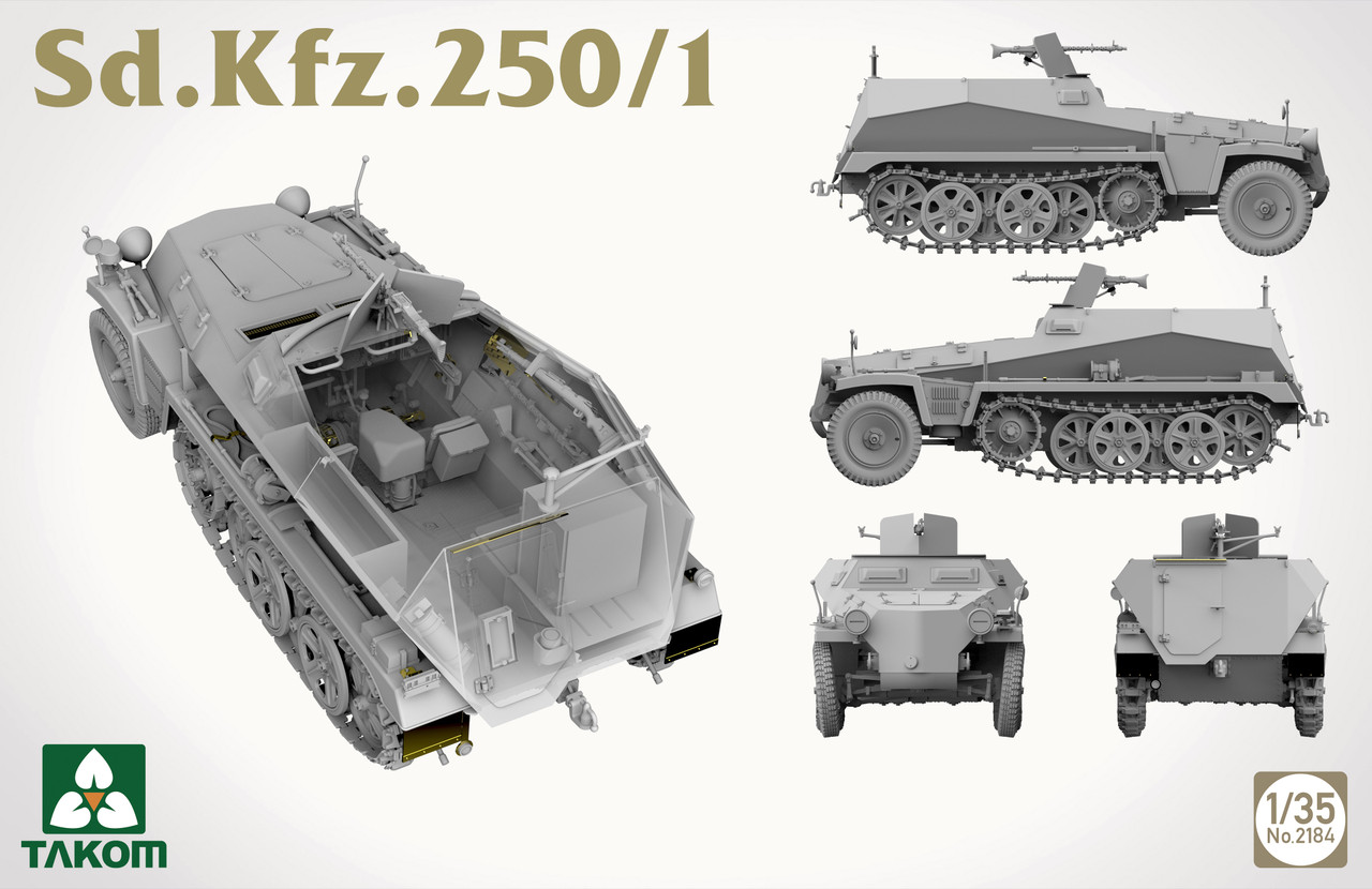 1/35 Sd.Kfz. 250/1 - TAK02184 - Brookhurst Hobbies