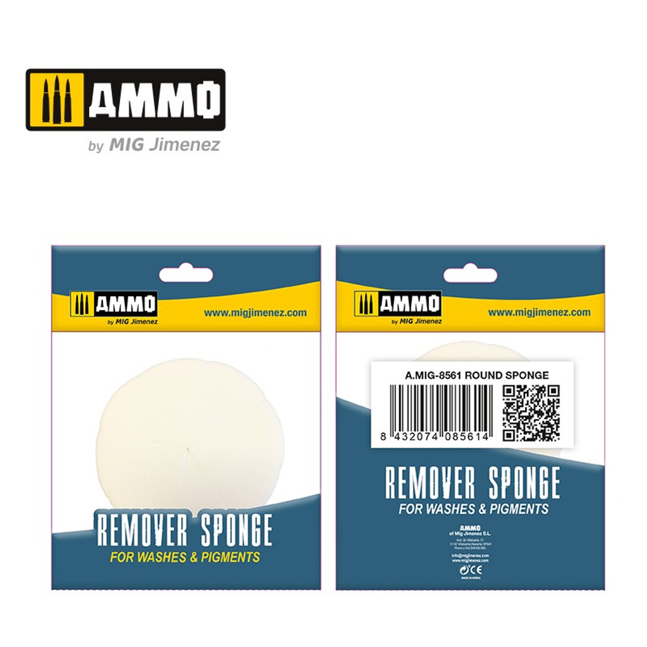 AMIG8561 - Remover Sponge: Round Sponge