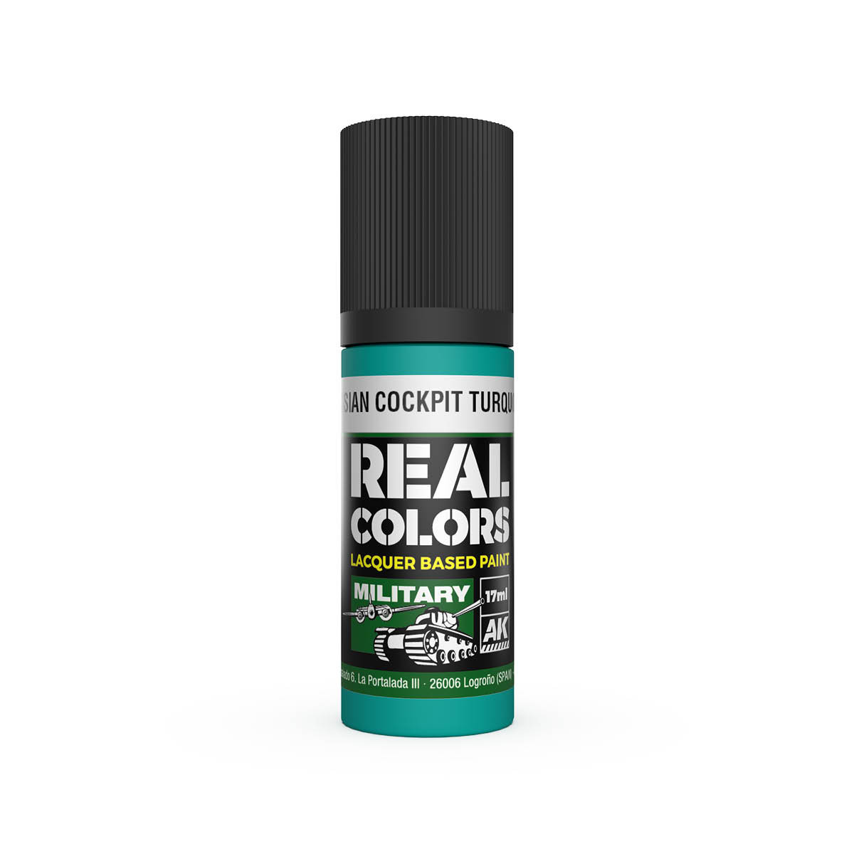 RC980 - Real Colors Russian Cockpit Torquoise 17ml. - Brookhurst