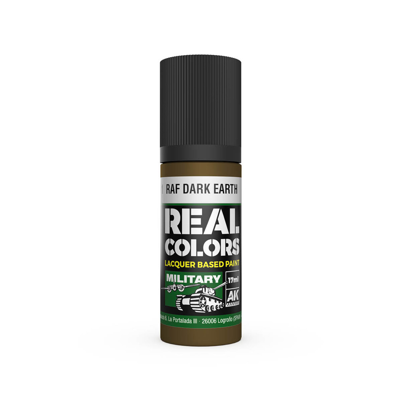 RC961 - Real Colors RAF Dark Earth 17 ml. RC961 - Real Colors RAF Dark Earth 17 ml.