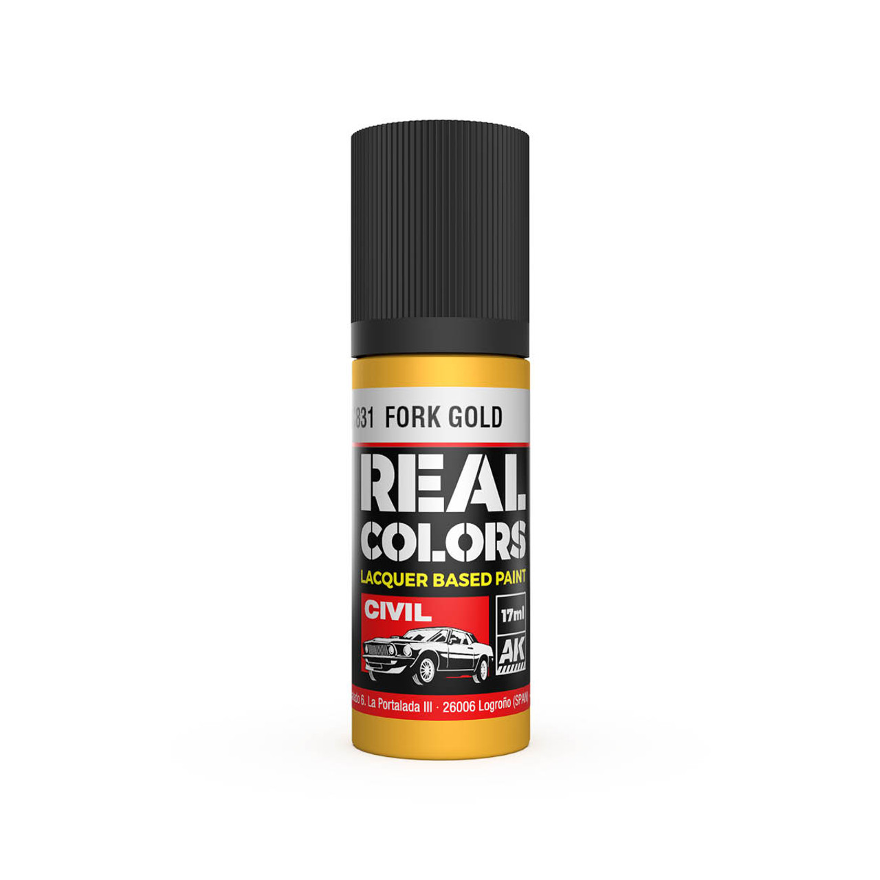 RC831 - Real Colors Fork Gold 17 ml.