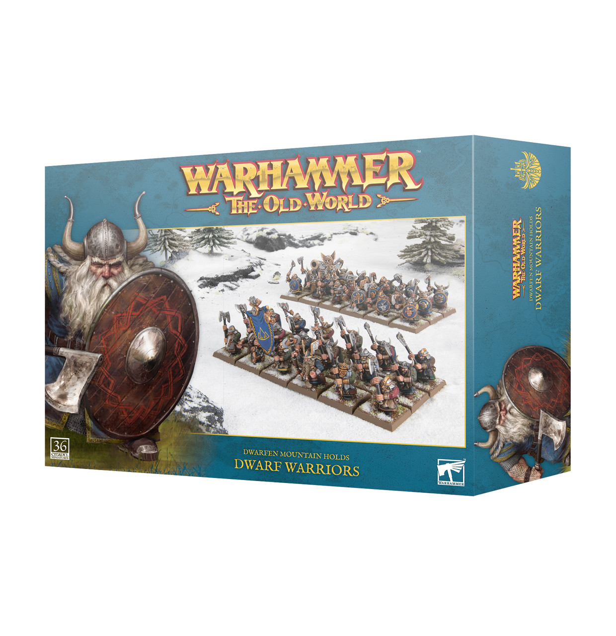 GW10-07 The Old World Dwarfen Mountain Holds Dwarf Warriors
