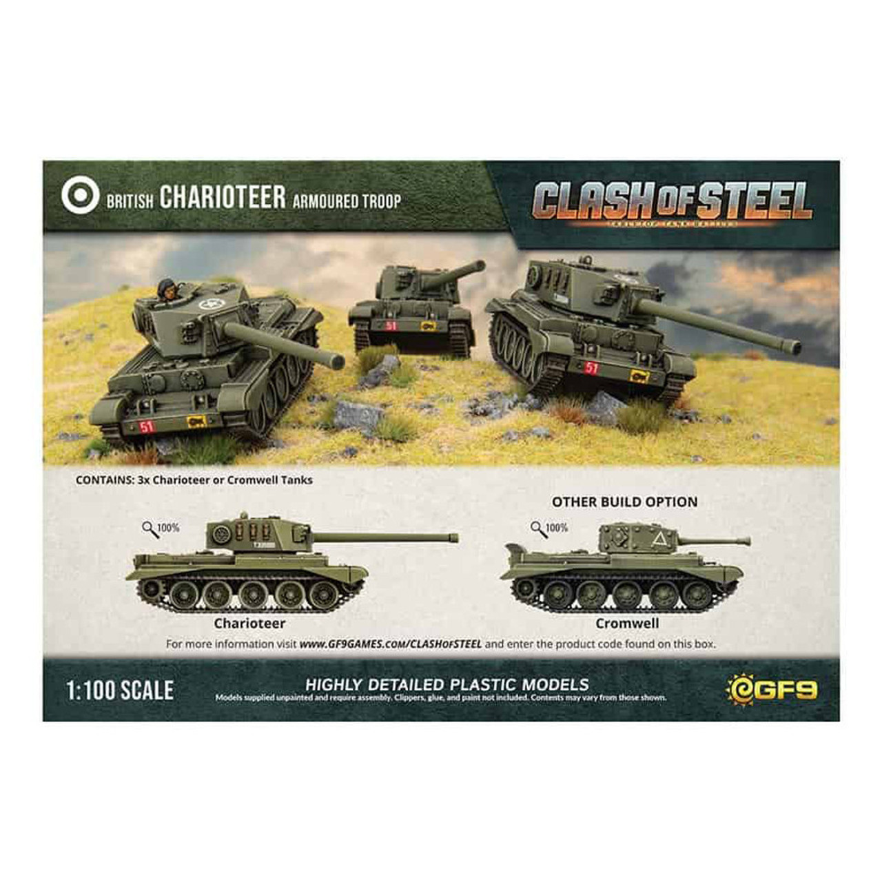 Clash Of Steel – Centurion Armoured Troop, Char Britannique Historique, Maquette à Assembler