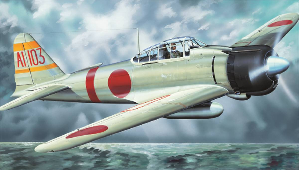 1/24 A6M2B MODEL21 ZERO FIGHTER - 02405 - Brookhurst Hobbies