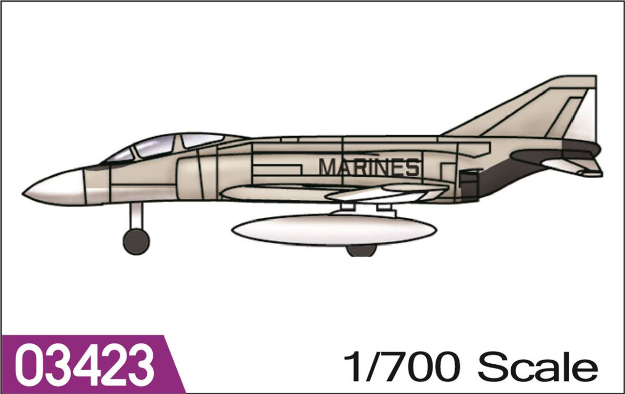 1/700 F-4J PHANTOMS II  - 03423