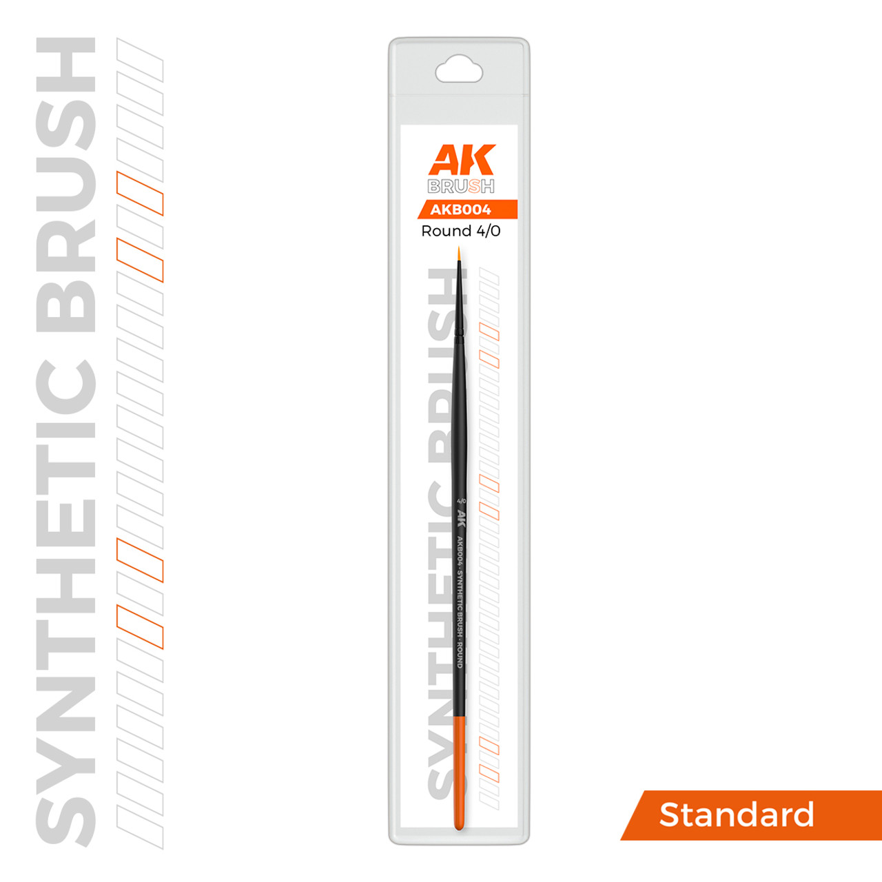 AKB004 - Synthetic Brush - Round 4/0