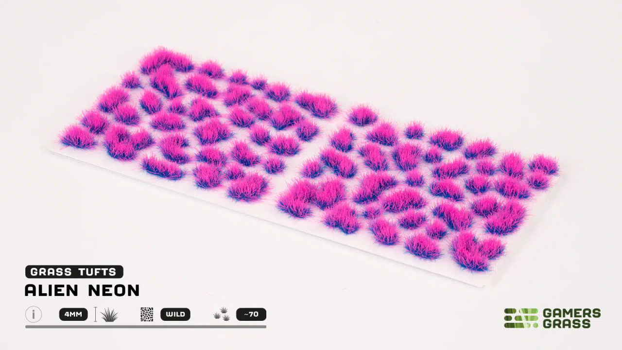 GGRANE - Alien Tufts: Neon 4mm - Wild