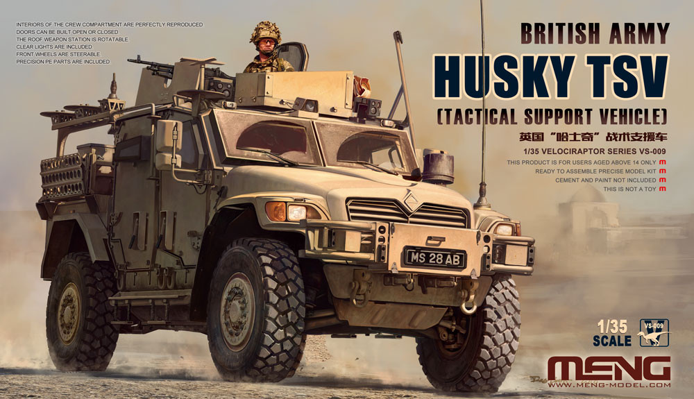 1/35 British Army Husky TSV (Tactical Support Vehicle) - MENVS009