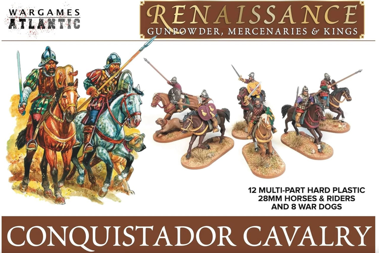 28mm Conquistador and Cavalry