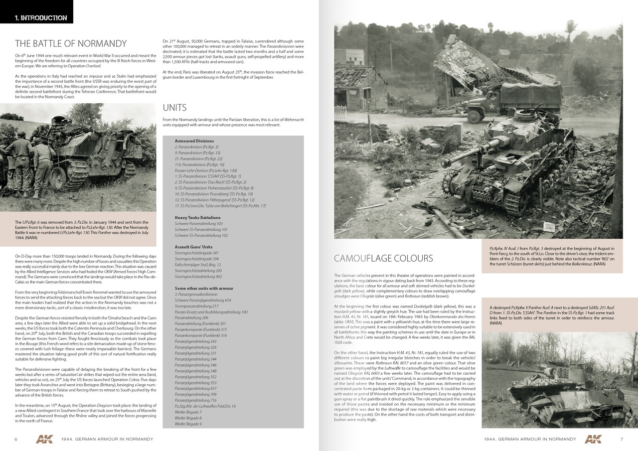 AK-Interactive: 1944 German Armor in Normandy - Camouflage Profile Guide