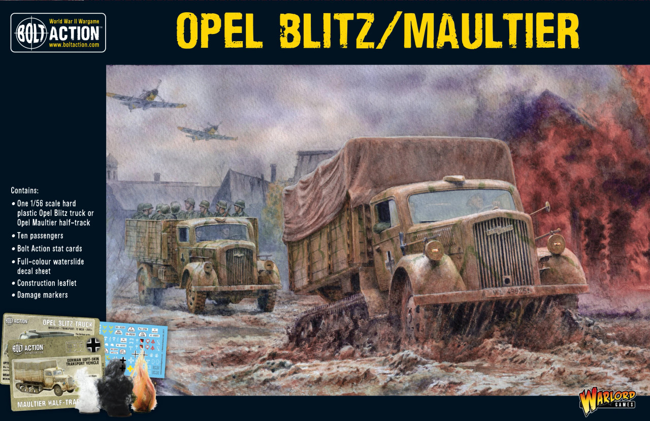 Bolt Action: Germans - Bolt Action: Germans - Opel Blitz/Maultier
