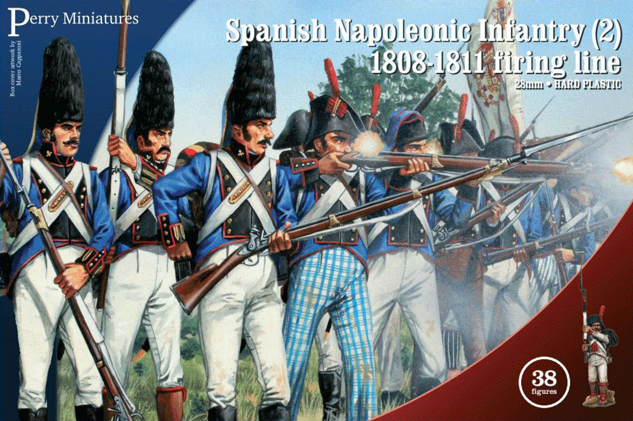 SPA80 SPANISH NAPOLEONIC INFANTRY (2) FIRING LINE 1808-11