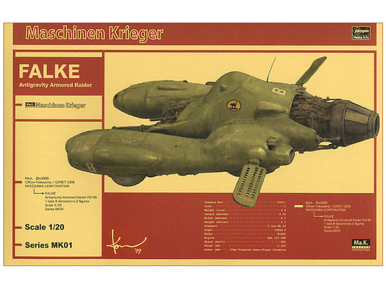 1/20 Pkf.85 Falke Antigravity Armored Raider