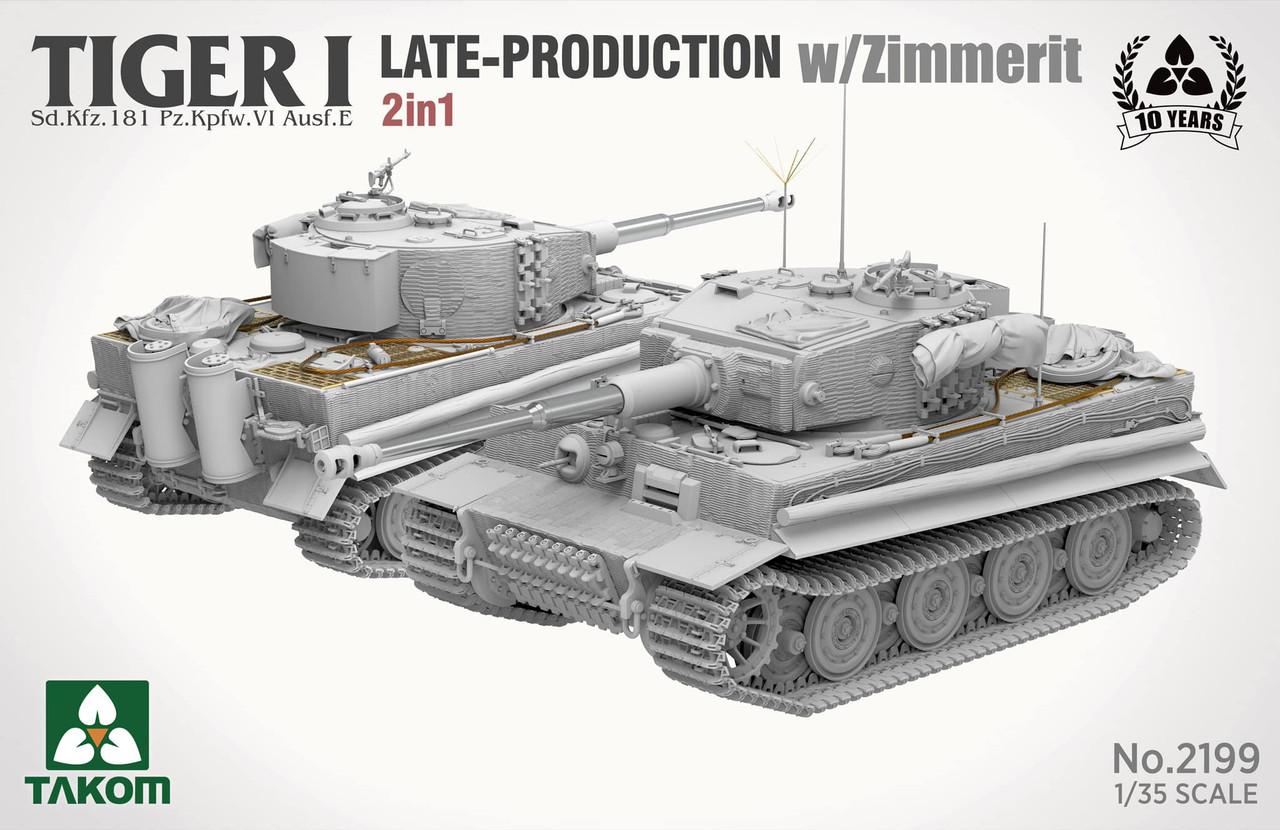 1/35 Tiger I Late-Production w/Zimmerit Sd.Kfz.181 Pz.Kpfw