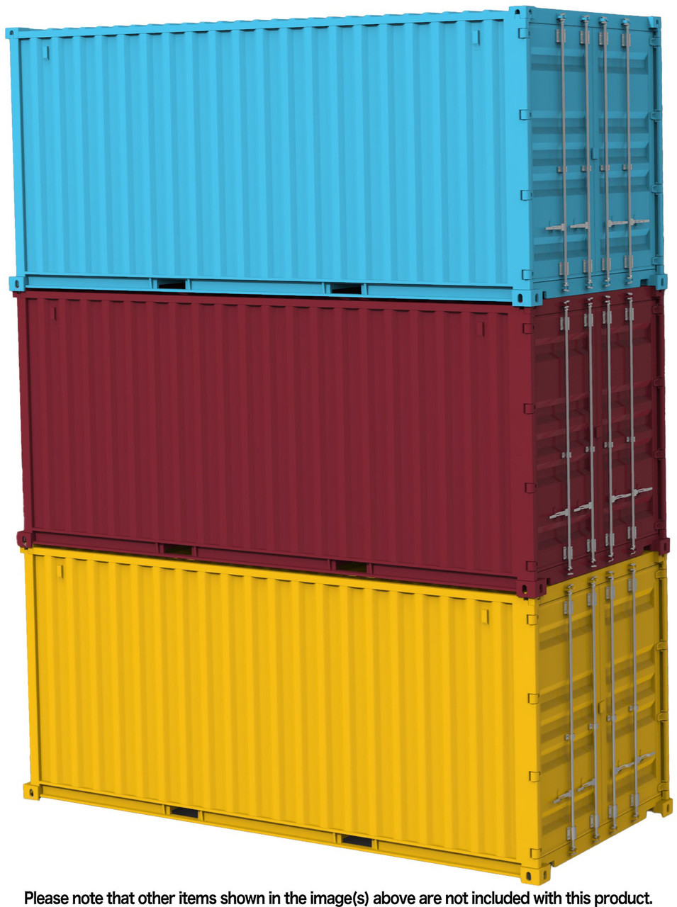 1/24 20ft Container (Maroon) - FUJ066509