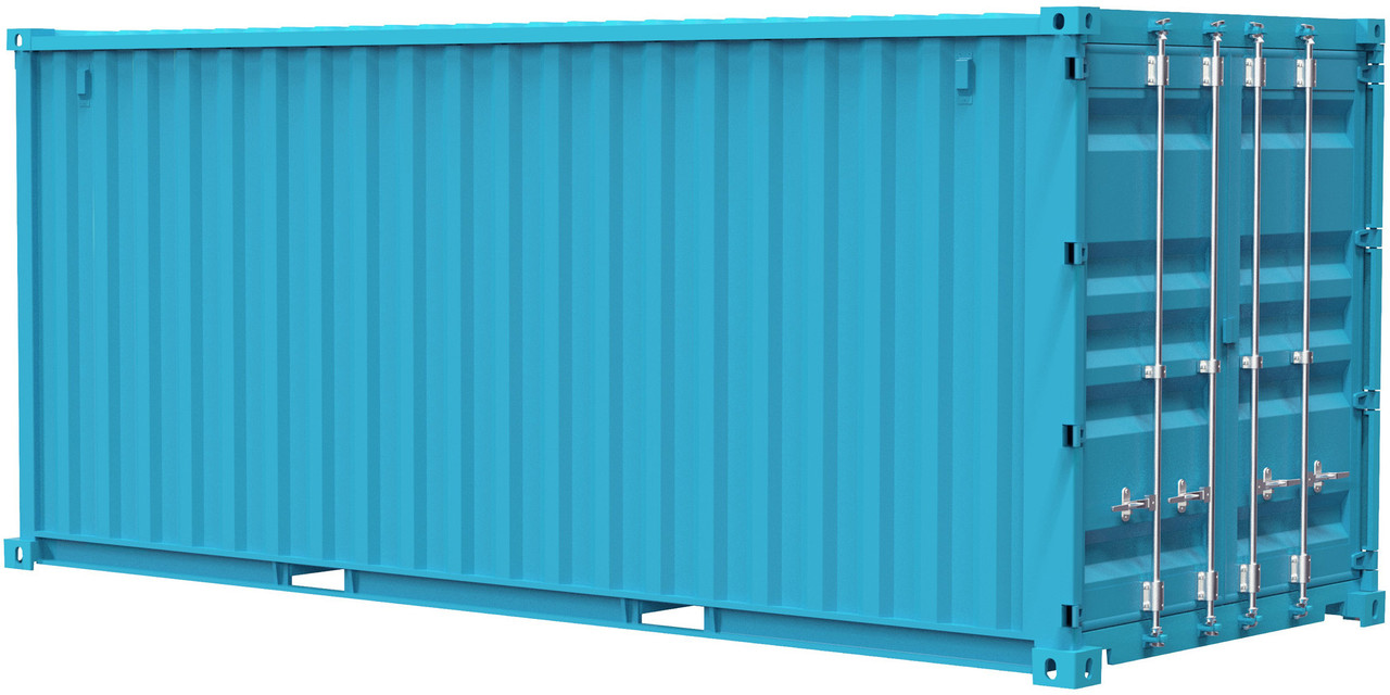 1/24 20ft Container (Light Blue) - FUJ066516