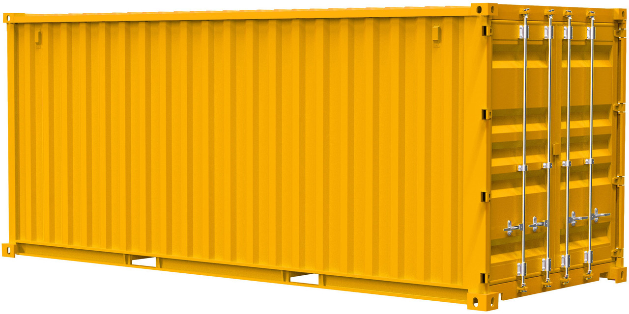 1/24 20ft Container (Yellow) - FUJ066523