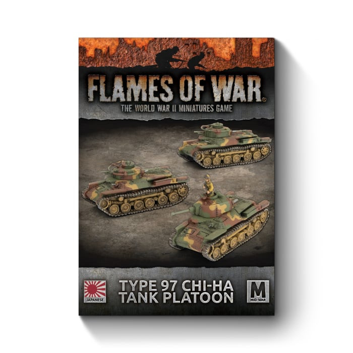 15mm Type 97 Chi-Ha Tank Platoon (x3) - JBX17