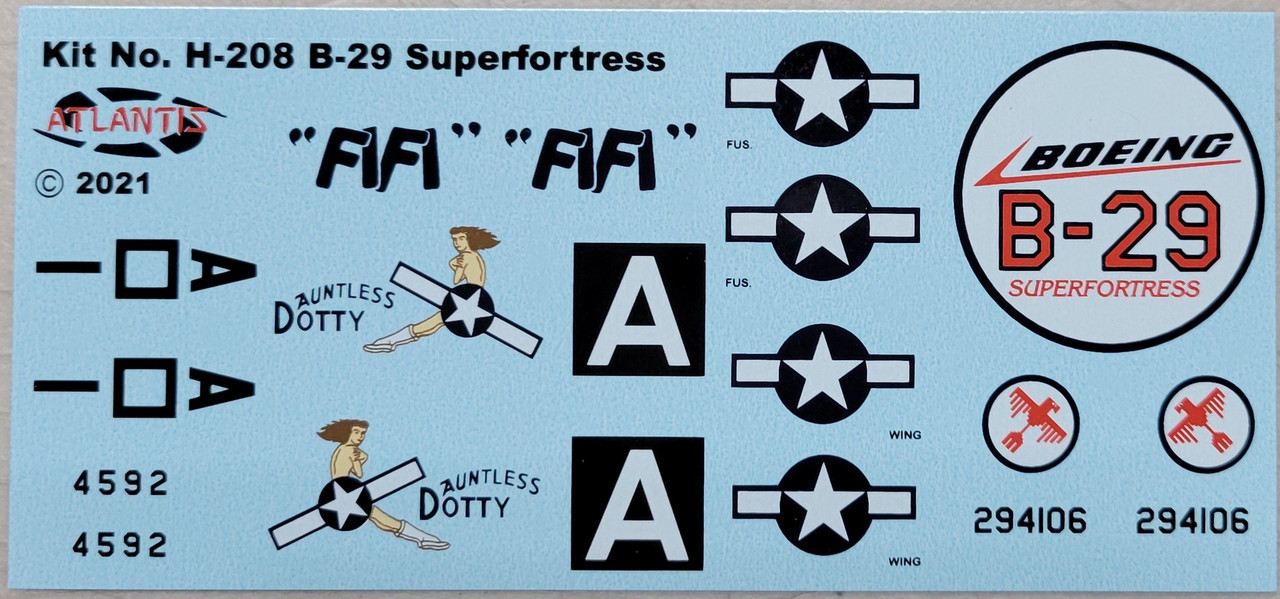 1/120 Boeing B-29 Superfortress with Swivel Stand