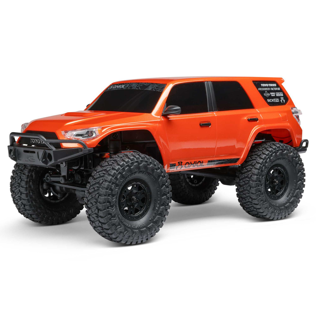 1/24 SCX24 Toyota 4Runner 4X4 RTR Brushed Rock Crawler, Orange