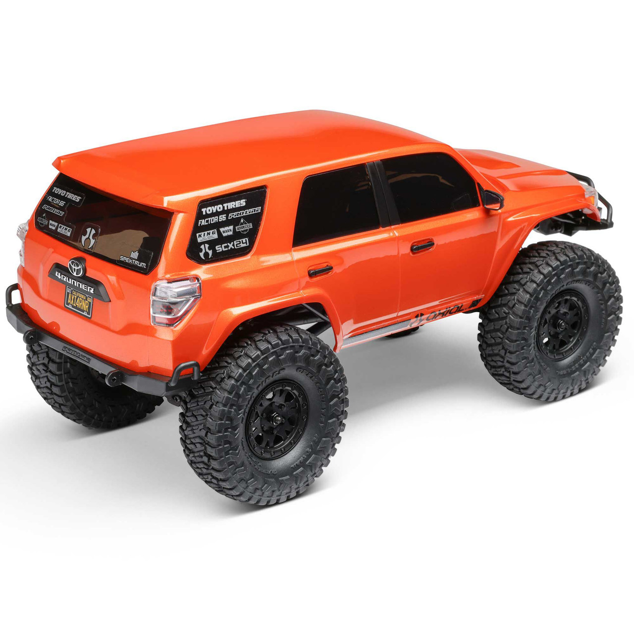 1/24 SCX24 Toyota 4Runner 4X4 RTR Brushed Rock Crawler, Orange