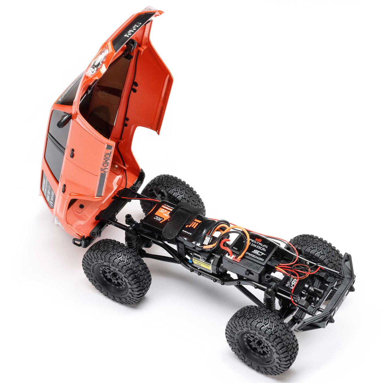 1/24 SCX24 Toyota 4Runner 4X4 RTR Brushed Rock Crawler, Orange