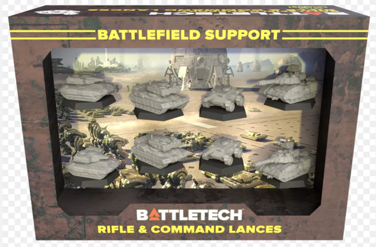BattleTech: Mercenaries Forcepack Battlefield Support Rifle & Command Lances - 35777