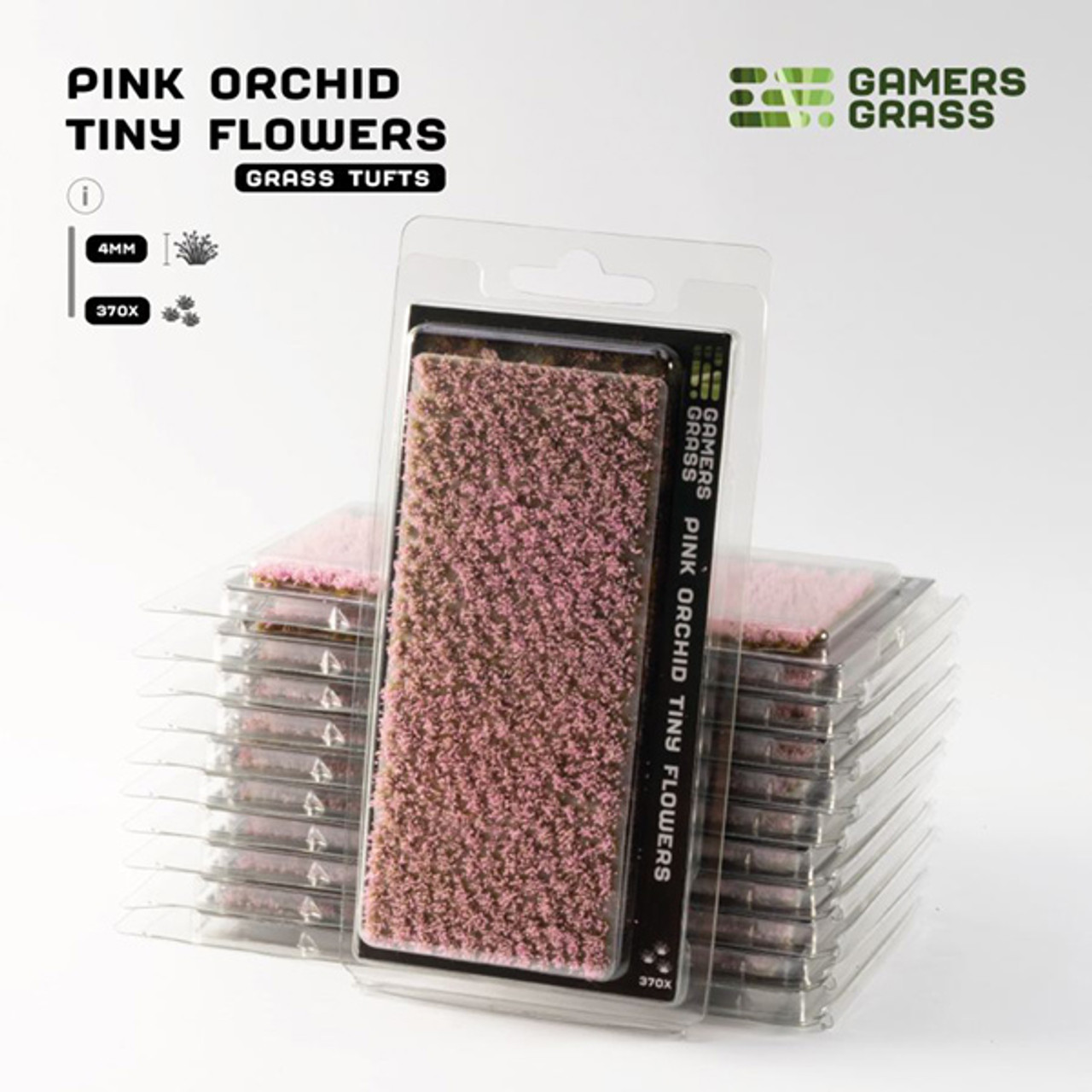 GGRFSPO - Grass Tufts: Flowers- Pink Orchid Tiny Flowers