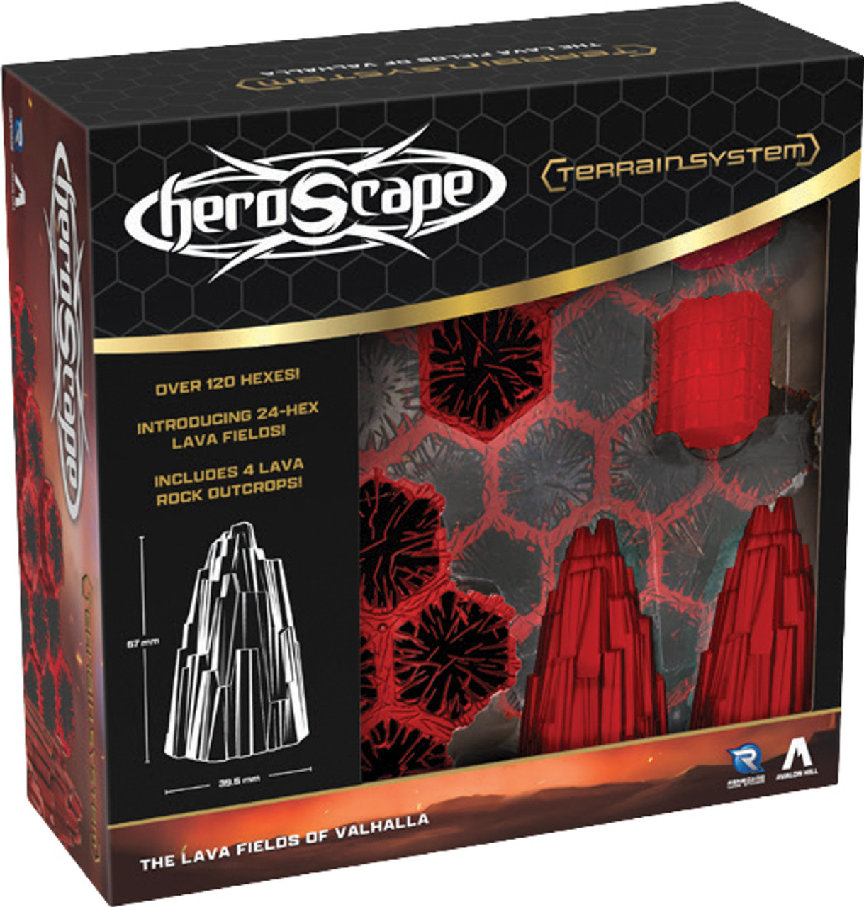Heroscape: The Lava Fields of Valhalla Terrain Expansion