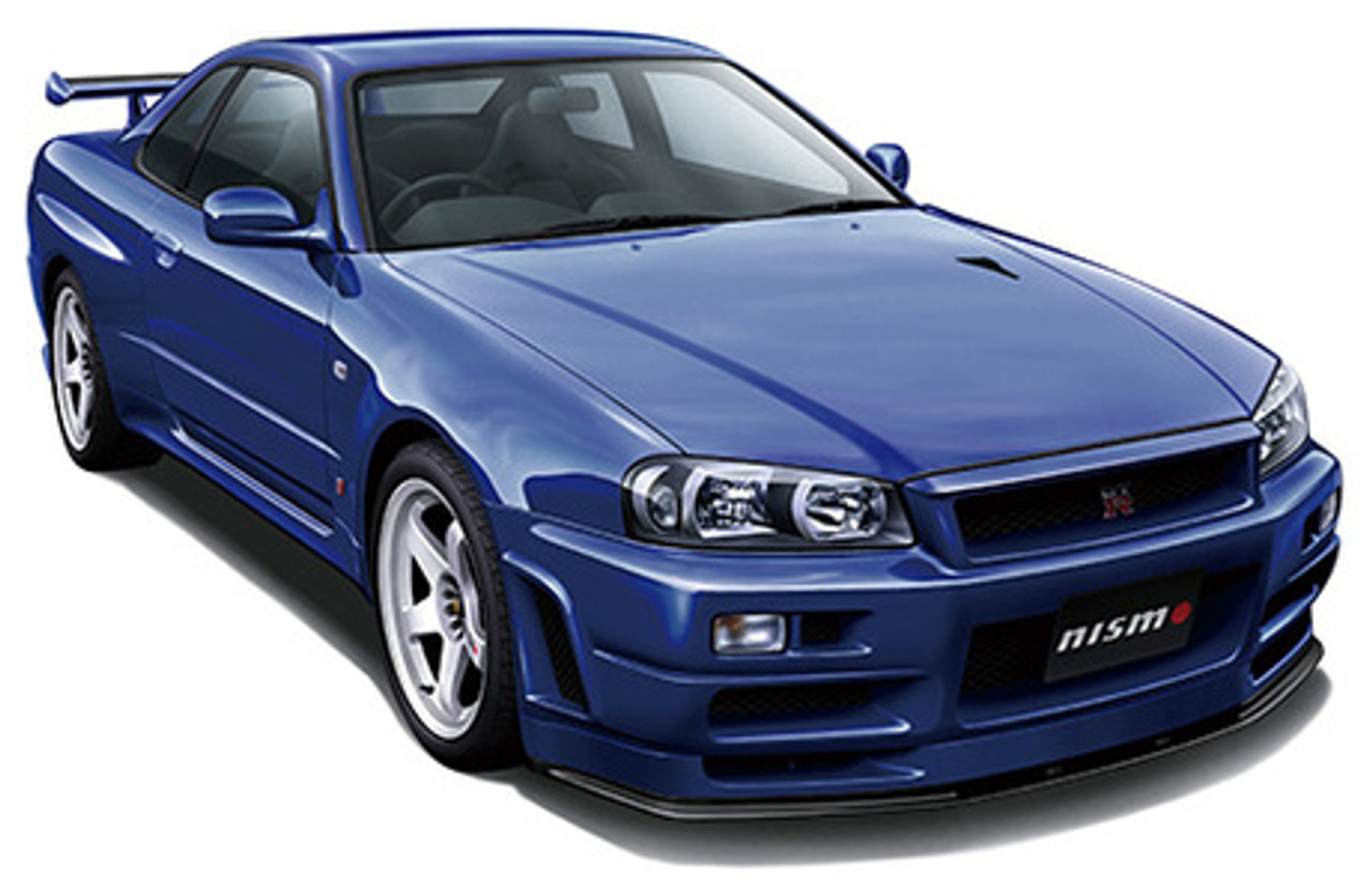 1/24 Skyline GT-R (BNR34) w/NISMO Parts & NISMO 40th Anniversary Assembled Case