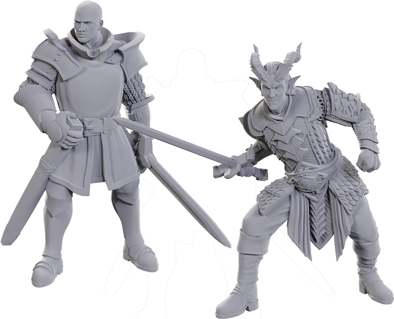 Dungeons & Dragons: Nolzur's Marvelous Unpainted Miniatures - Special Edition Baldur's Gate 3, Ulder Ravengard & Zevlor Dungeons & Dragons: Nolzur's Marvelous Unpainted Miniatures - Special Edition Baldur's Gate 3, Ulder Ravengard & Zevlor