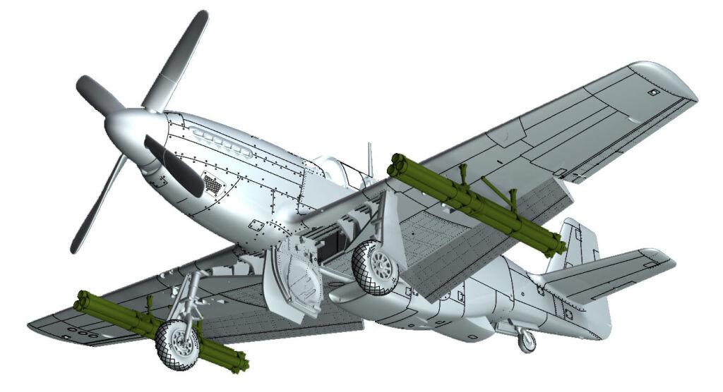 1/72 P-51B Mustang CBI - Brookhurst Hobbies