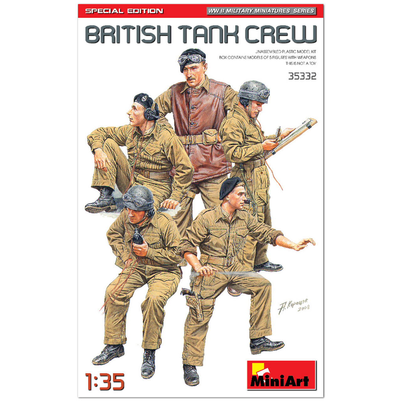 1/35 British Tank Crew 35332