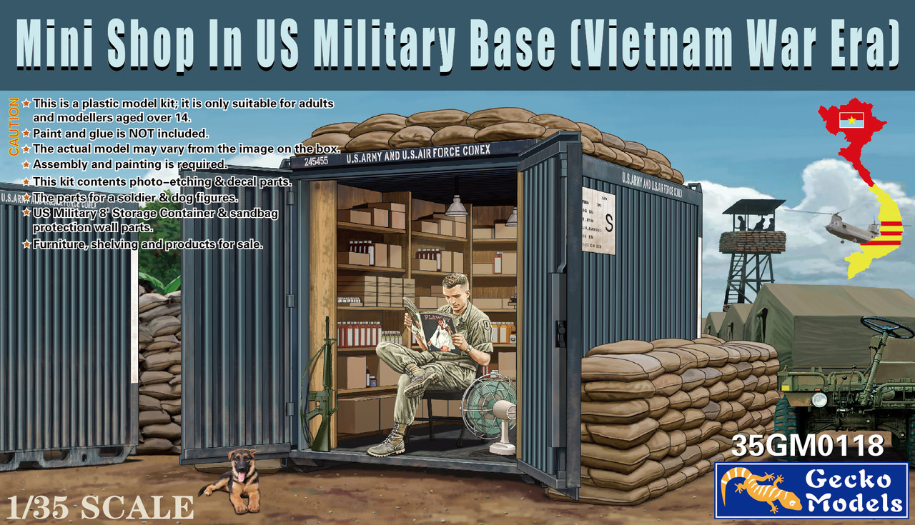 1/35 Mini Shop In US Military Base (Vietnam War Era)