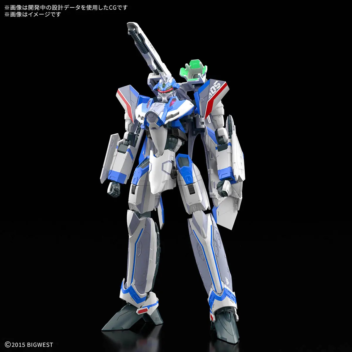 1/100 HG VF-31J Siegfried (Hayate Immelman) Deluxe Set