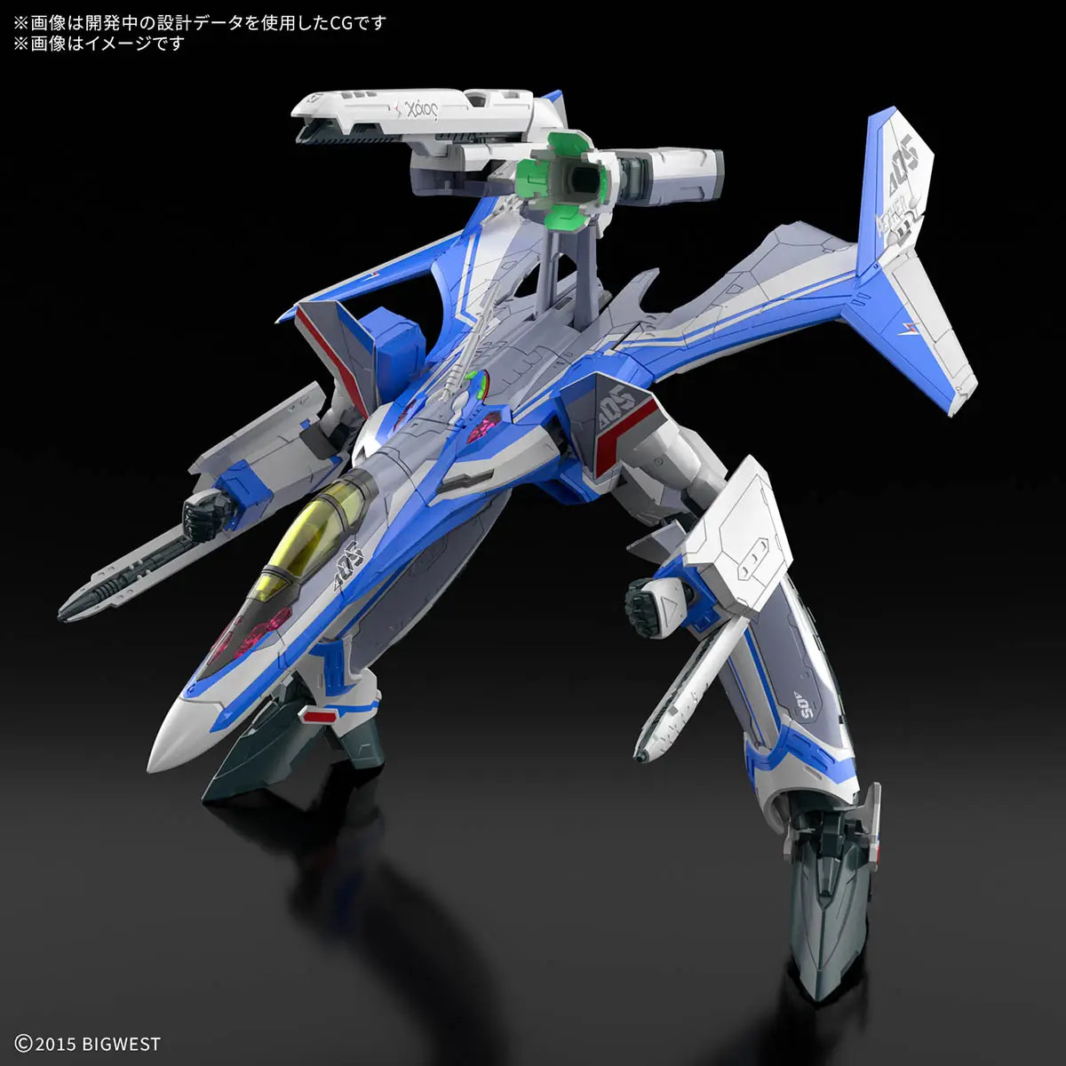 1/100 HG VF-31J Siegfried (Hayate Immelman) Deluxe Set