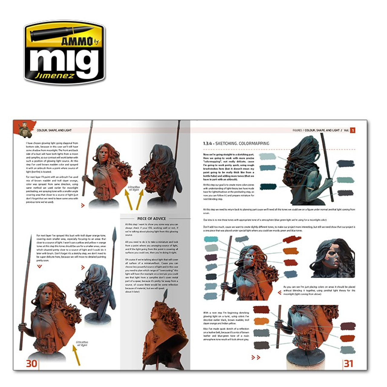 AMIG6221 - Encyclopedia of Figures Modelling Techniques - Vol. 1: Colour, Shape and Light (English)
